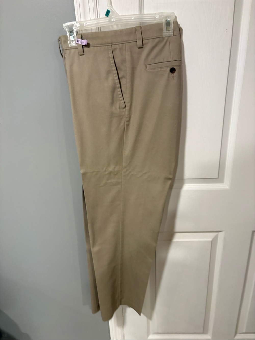 Dockers Men's Khaki Chino Pants soft cotton 38x32 - Light Tan